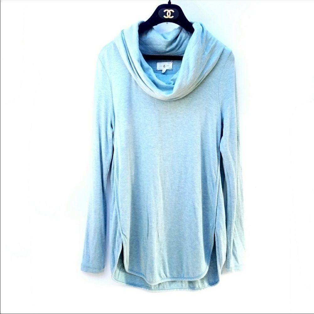 Lou & Grey blue sweater NWOT XXS